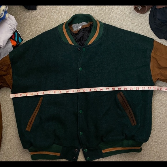 Vintage Wool Varsity Jacket Mens Size Large - Picture 5 of 7